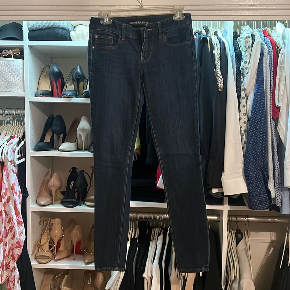 Express legging jean low rise size 0R